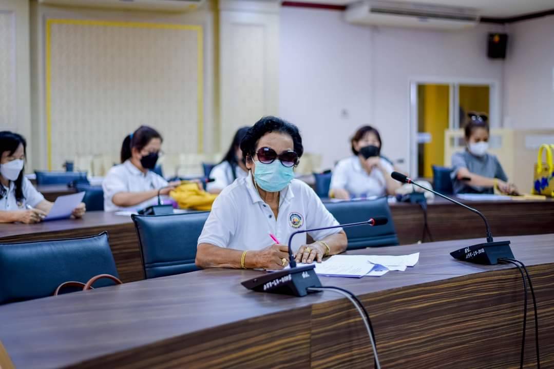 การประชุมคณะกรรมการบริหารกลุ่มสตรีเทศบาลตำบลเวียงสระ ครั้งที่4/2565 วันที่10 พฤษภาคม 2565